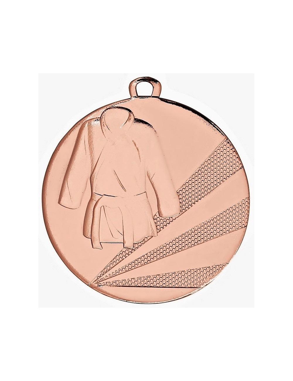 MDX016-B   Medal stalowy - SPORTY WALKI - brązowy R-50mm