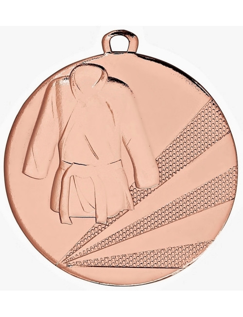MDX016-B   Medal stalowy - SPORTY WALKI - brązowy R-50mm