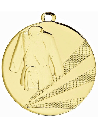 MDX016-B   Medal stalowy - SPORTY WALKI - brązowy R-50mm