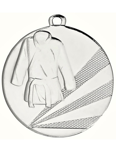 MDX016-S   Medal stalowy - SPORTY WALKI - kolor srebrny R-50mm
