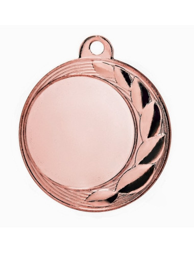 MDX032-B  Medal z miejscem na wklejkę kolor brązowy antyczny R-36mm insert-25mm, IRON