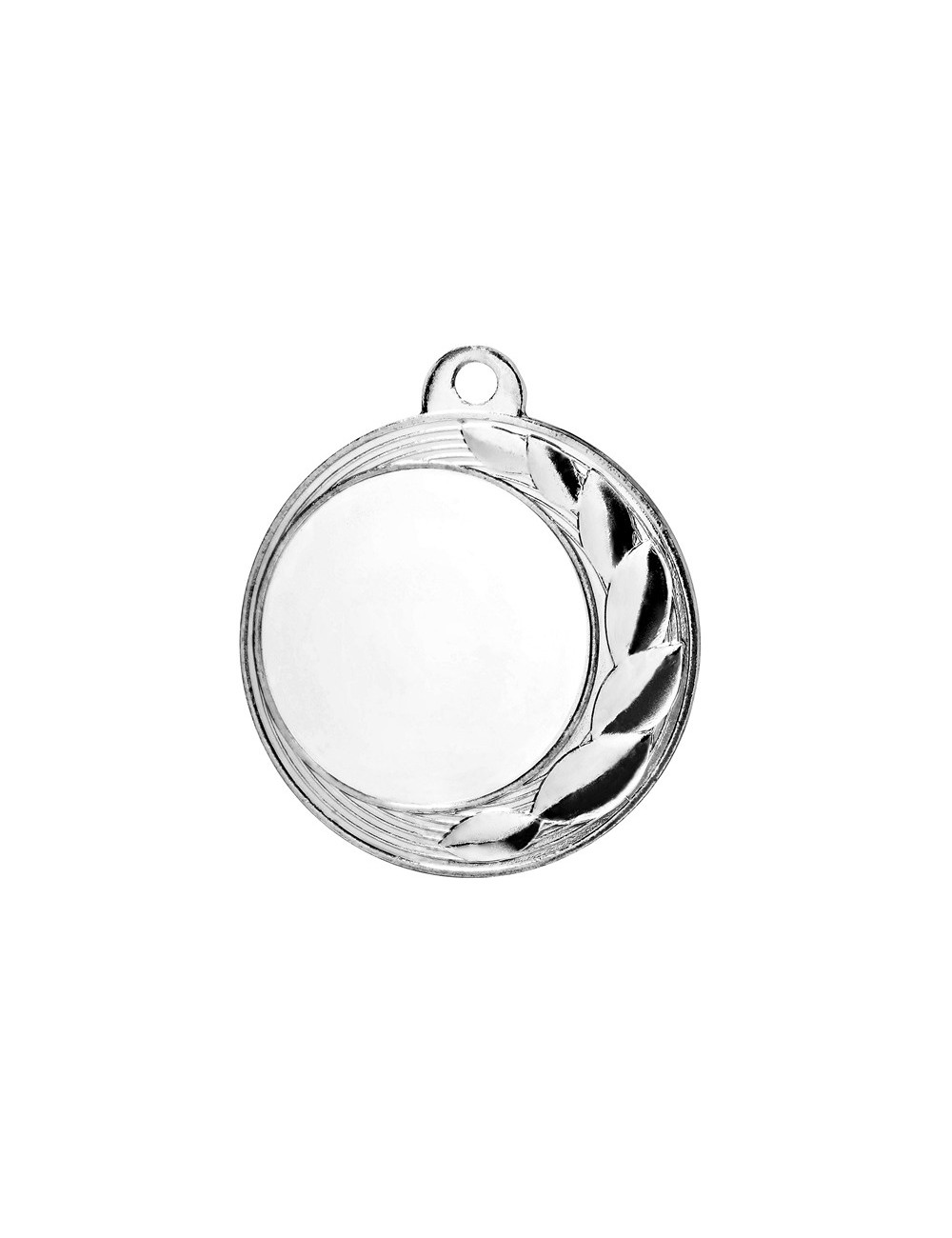 MDX032-S  Medal z miejscem na wklejkę kolor srebrny R-36mm insert-25mm, IRON