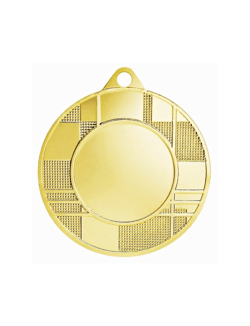 MDX035-G  Medal z miejscem na wklejkę kolor złoty R-45mm insert-25mm, IRON
