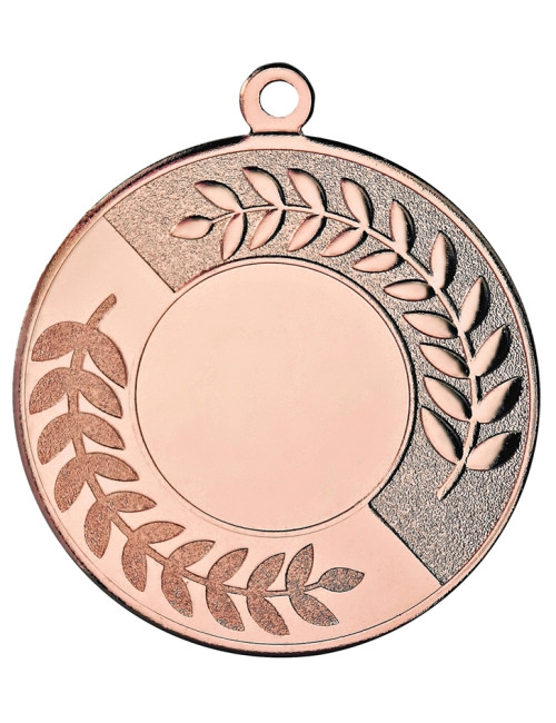 MDX102-G  Medal z miejscem na wklejkę kolor złoty R-50mm insert-25mm, gr. 2mm, IRON
