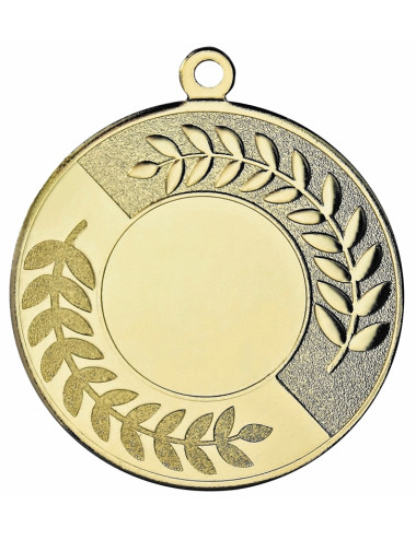 MDX102-S  Medal z miejscem na wklejkę kolor srebrny R-50mm insert-25mm, gr. 2mm, IRON