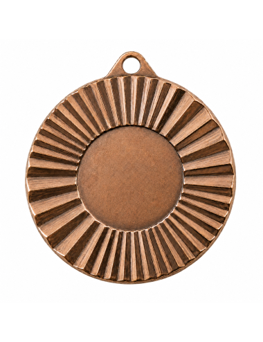MDX104-B  Medal brązowy z miejscem na wklejkę, średnica R-50mm insert-25mm, grubość 2mm, IRON, color BRONZE