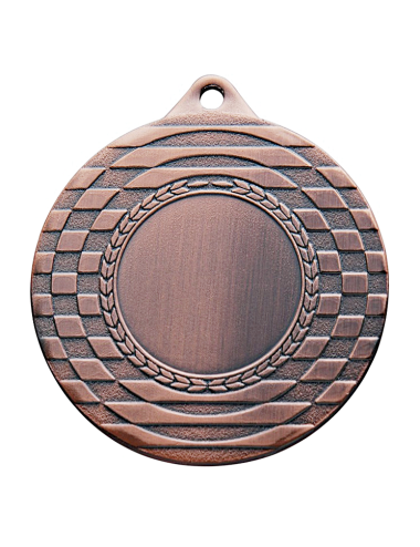 MDX105-B  Medal brązowy z miejscem na wklejkę, średnica R-50mm insert-25mm, grubość 2mm, IRON, color BRONZE