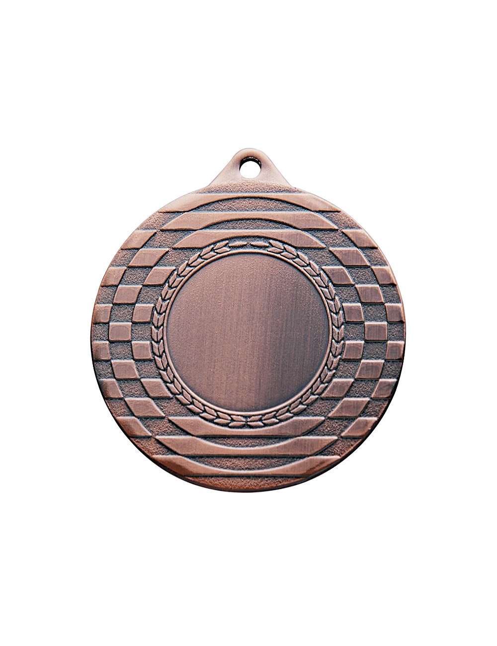 MDX105-B  Medal brązowy z miejscem na wklejkę, średnica R-50mm insert-25mm, grubość 2mm, IRON, color BRONZE