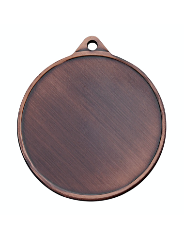 MDX105-B  Medal brązowy z miejscem na wklejkę, średnica R-50mm insert-25mm, grubość 2mm, IRON, color BRONZE