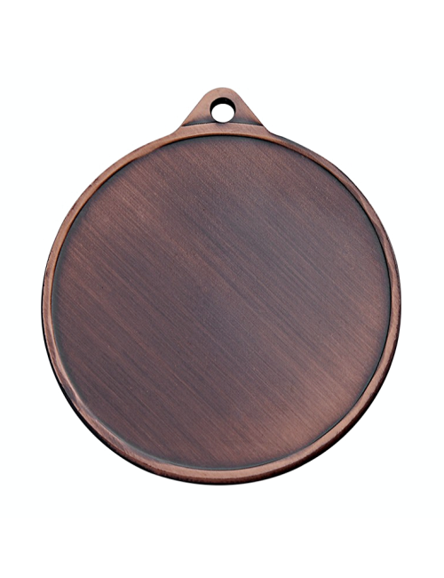MDX105-B  Medal brązowy z miejscem na wklejkę, średnica R-50mm insert-25mm, grubość 2mm, IRON, color BRONZE