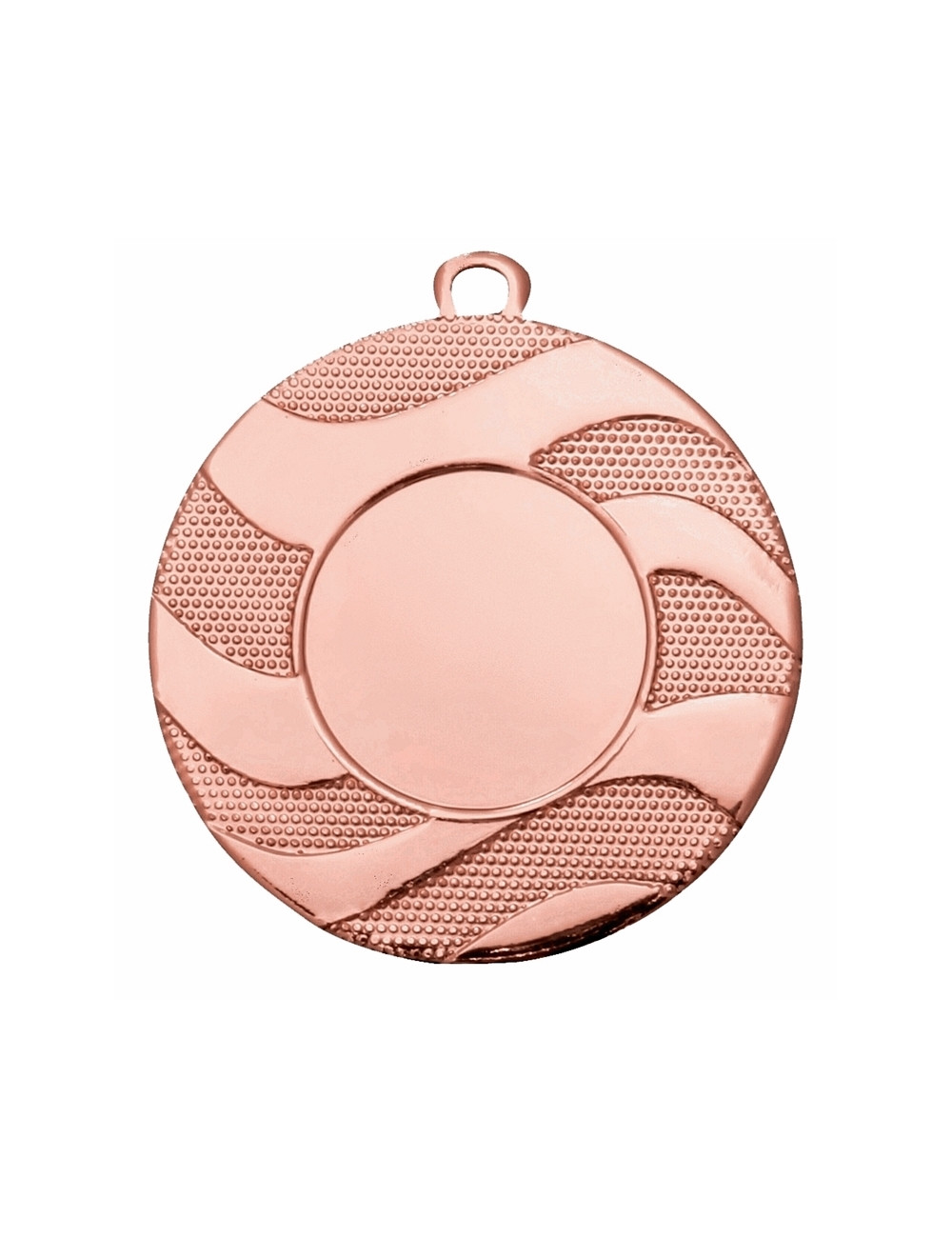 MDX108-B  Medal z miejscem na wklejkę kolor brązowy R-50mm insert-25mm, IRON