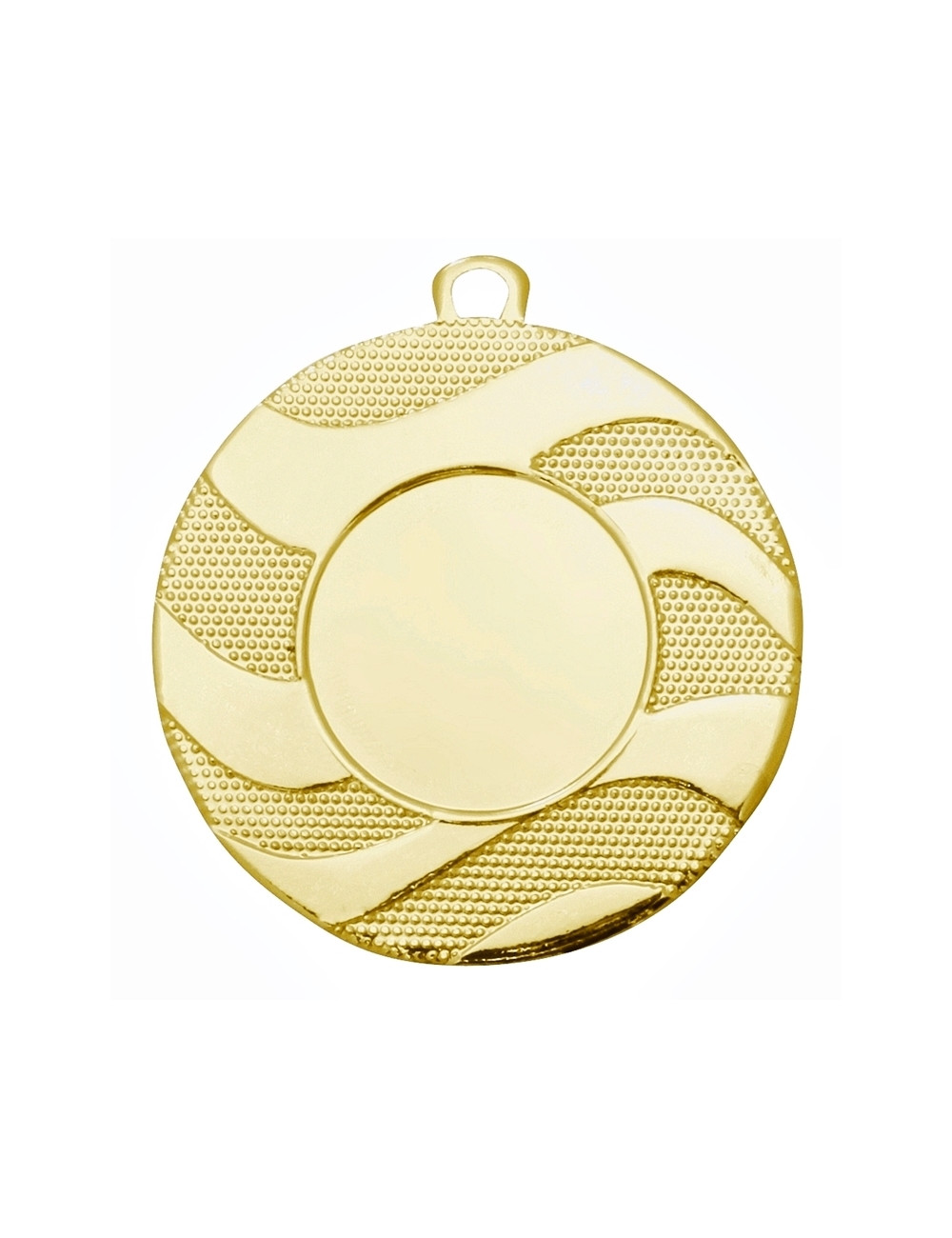 MDX108-G  Medal z miejscem na wklejkę kolor złoty R-50mm insert-25mm, IRON