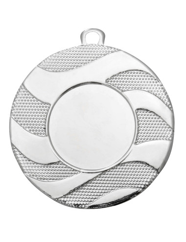 MDX108-S  Medal z miejscem na wklejkę kolor srebrny R-50mm insert-25mm, IRON