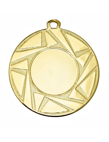 MDX112-G  Medal z miejscem na wklejkę kolor złoty R-50mm insert-25mm, IRON