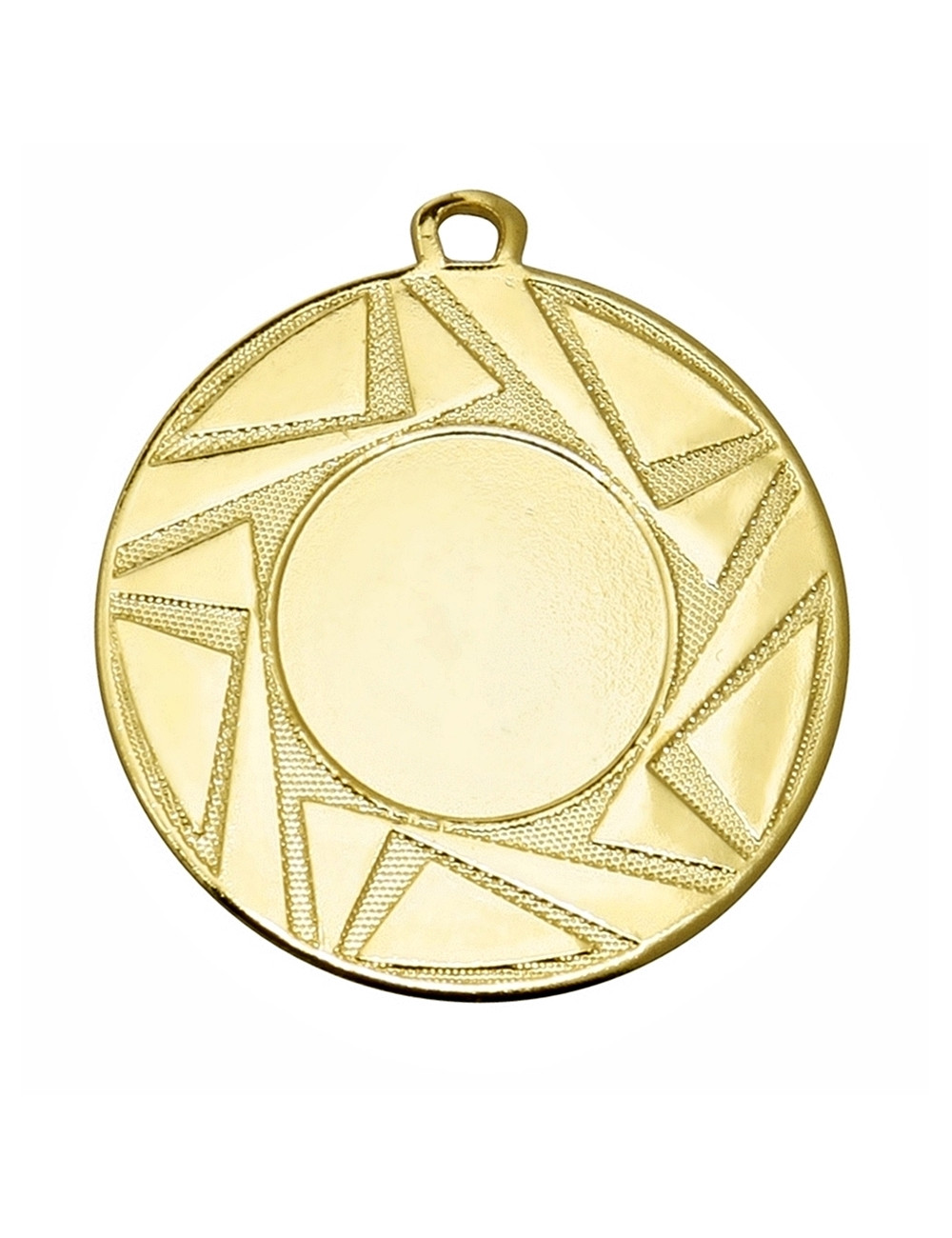 MDX112-G  Medal z miejscem na wklejkę kolor złoty R-50mm insert-25mm, IRON