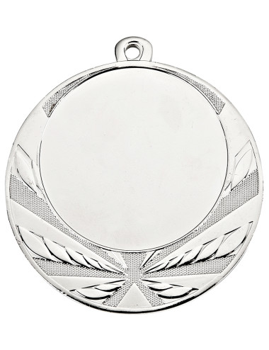 MDX114-S  Medal ogólny z miejscem na wklejkę 50 mm kolor srebrny R-70 mm, IRON