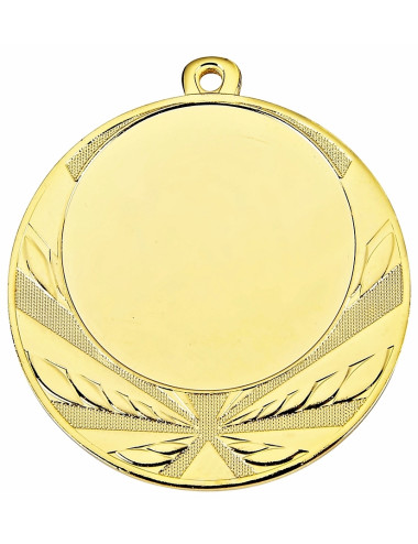 MDX114-S  Medal ogólny z miejscem na wklejkę 50 mm kolor srebrny R-70 mm, IRON