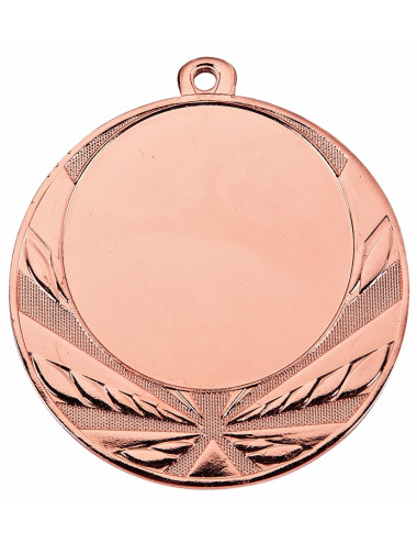 MDX114-S  Medal ogólny z miejscem na wklejkę 50 mm kolor srebrny R-70 mm, IRON