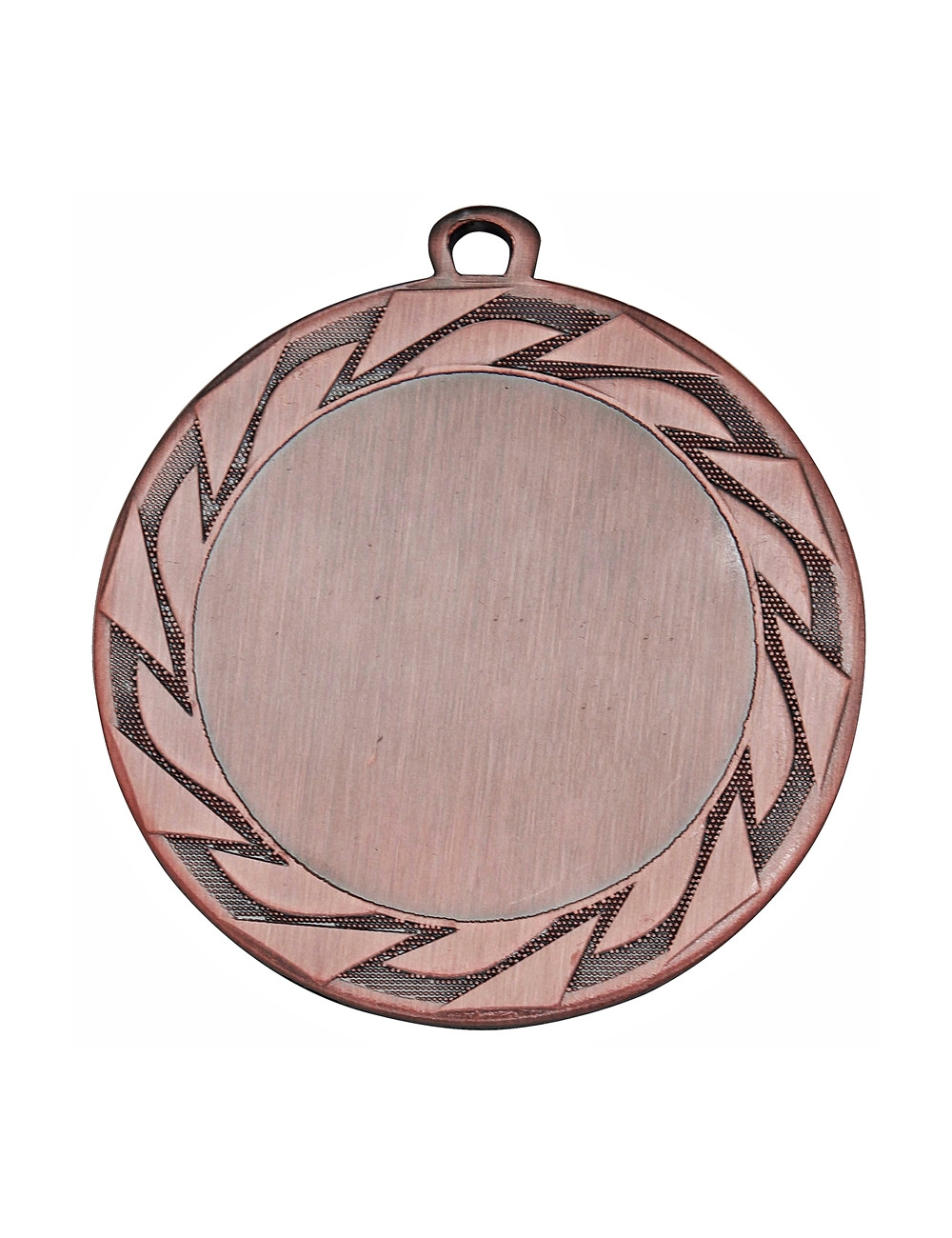 MDX115-B  Medal ogólny z miejscem na wklejkę 50 mm kolor brązowy R-70 mm, grubość 3mm, IRON