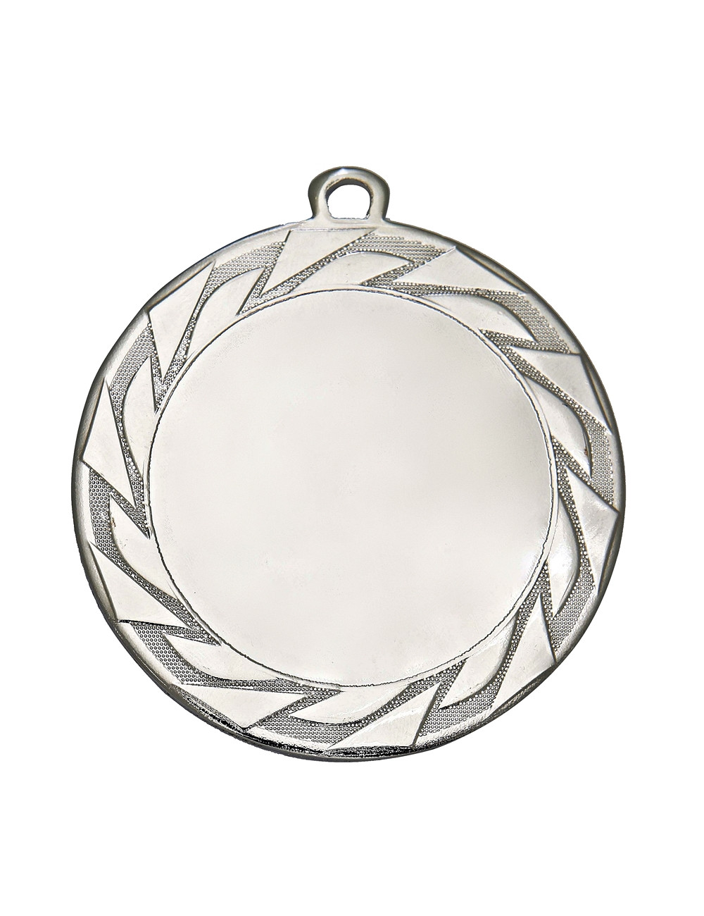 MDX115-S  Medal ogólny z miejscem na wklejkę 50 mm kolor srebrny R-70 mm, grubość 3mm, IRON