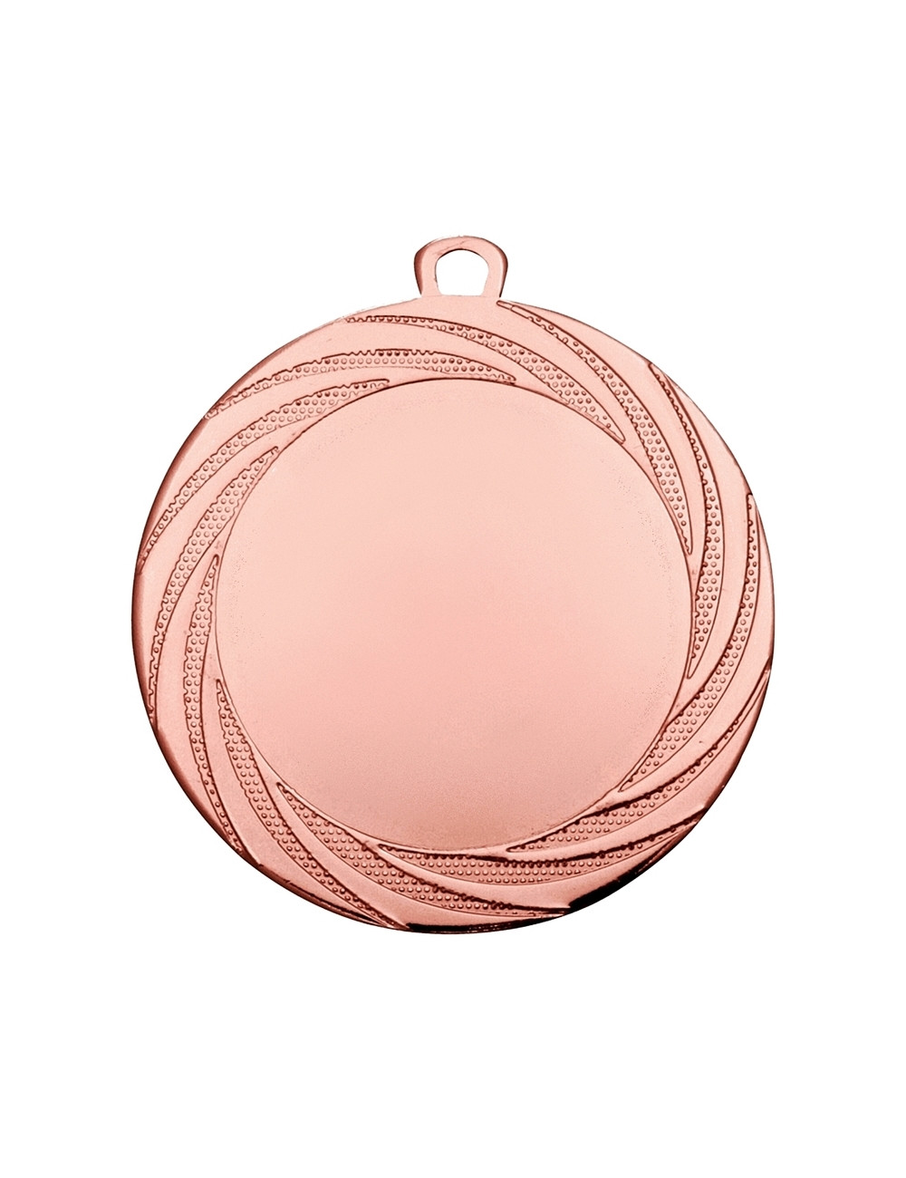 MDX116-B  Medal ogólny z miejscem na wklejkę 50 mm kolor brązowy R-70 mm, IRON