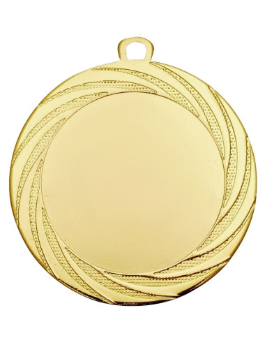 MDX116-G  Medal ogólny z miejscem na wklejkę 50 mm kolor złoty R-70 mm, IRON