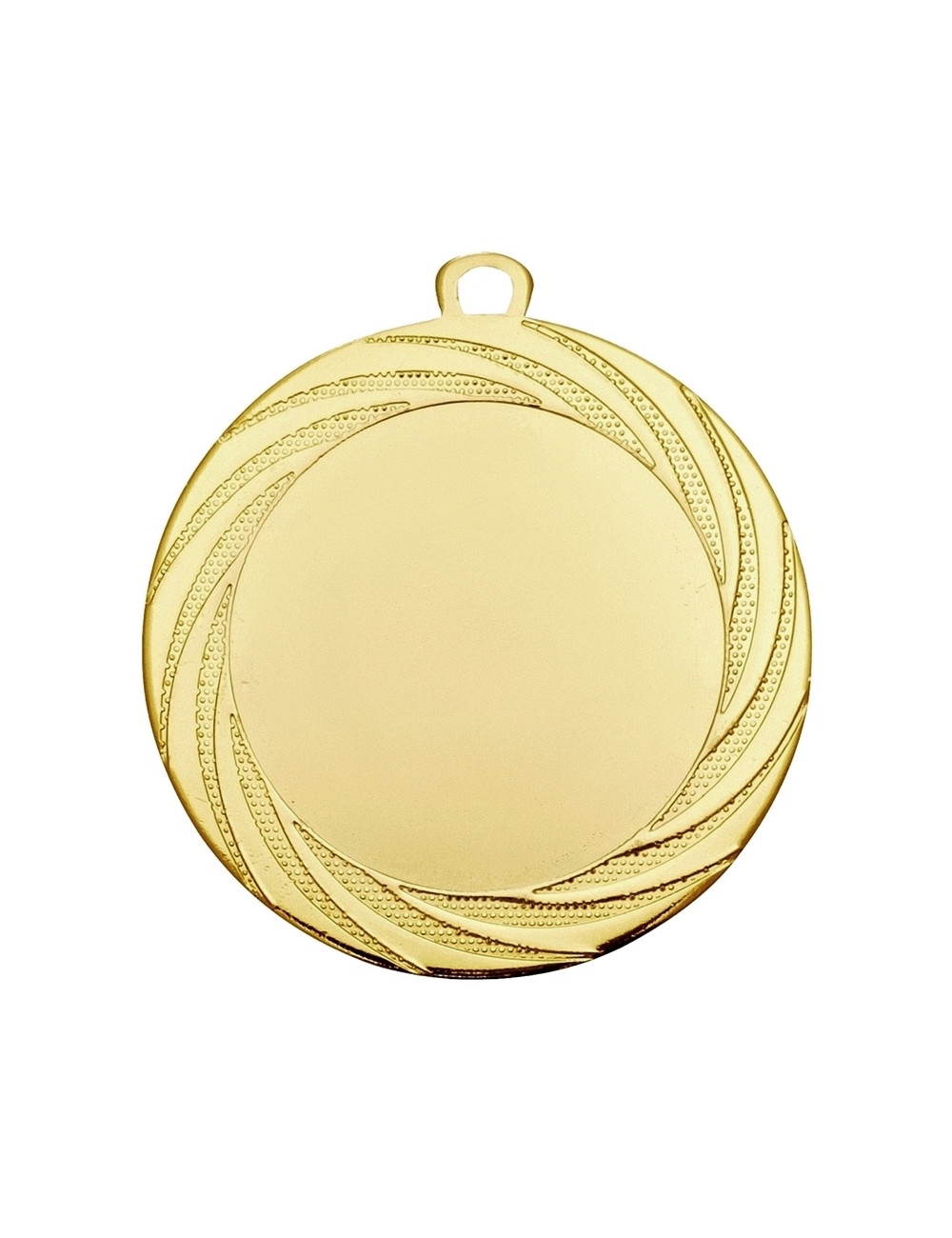 MDX116-G  Medal ogólny z miejscem na wklejkę 50 mm kolor złoty R-70 mm, IRON
