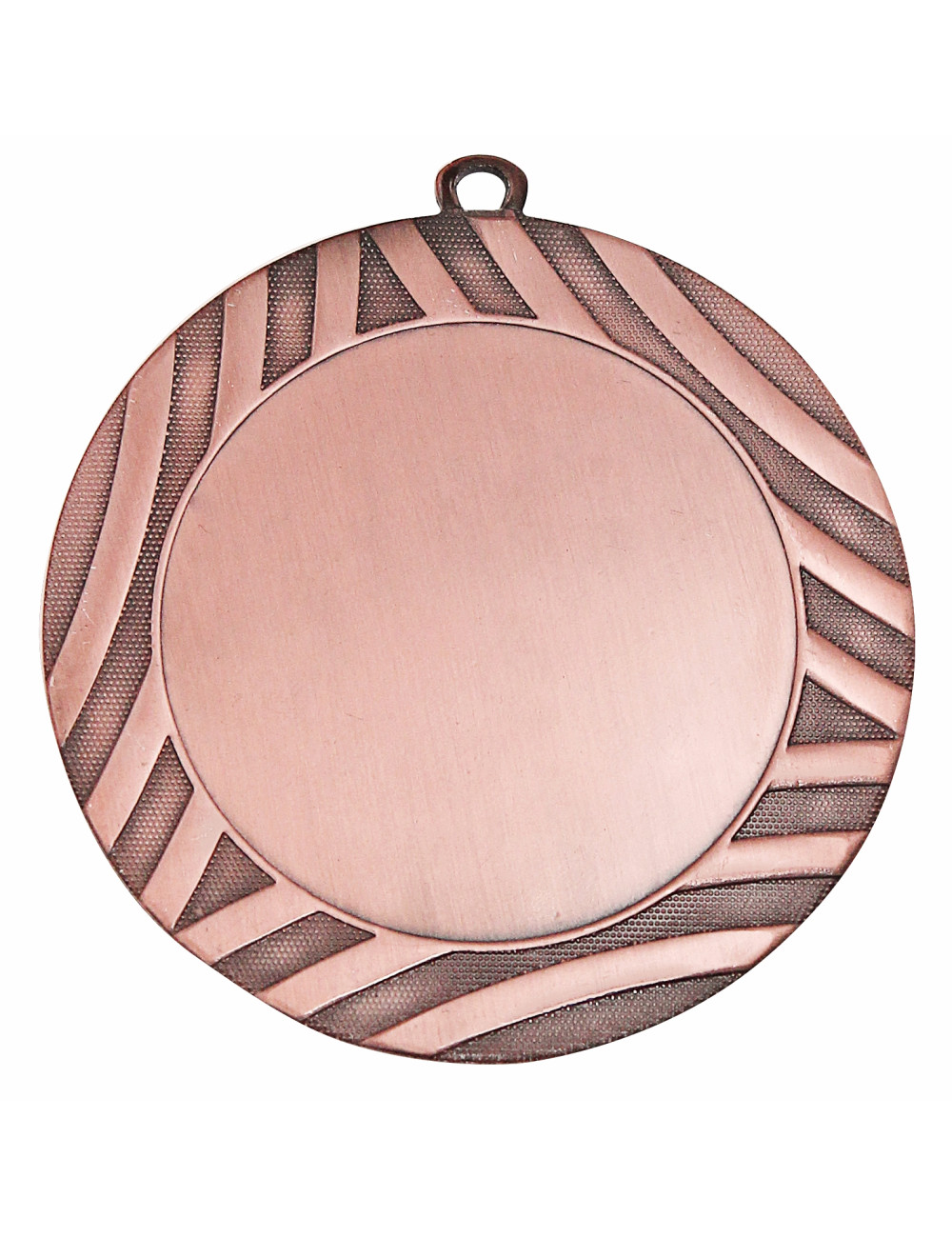 MDX118-B  Medal ogólny z miejscem na wklejkę 50 mm kolor brązowy R-70 mm, IRON