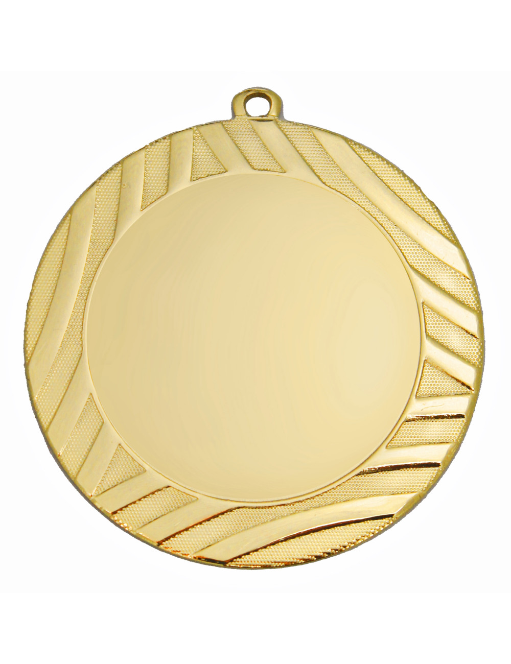 MDX118-G  Medal ogólny z miejscem na wklejkę 50 mm kolor złoty R-70 mm, IRON