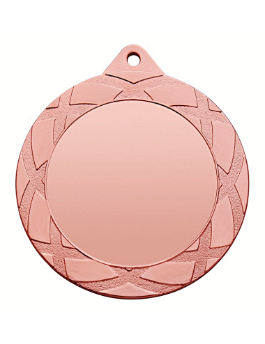 MDX125-B  Medal brązowy z miejscem na wklejkę, średnica R-70mm insert-50mm, grubość 2mm, IRON, color BRONZE (code MM654)