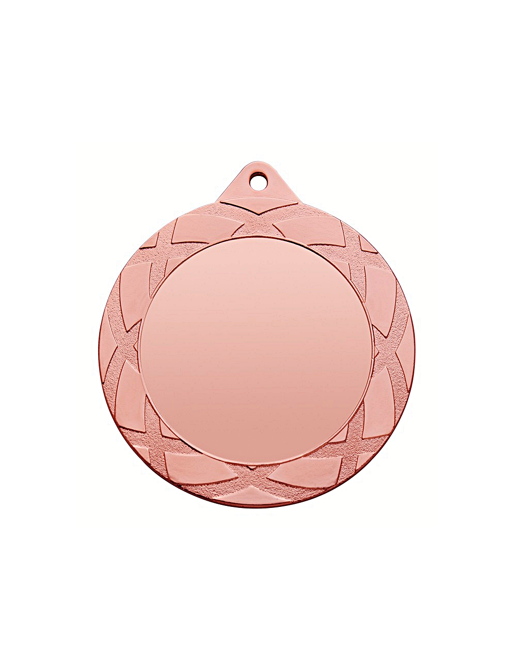 MDX125-B  Medal brązowy z miejscem na wklejkę, średnica R-70mm insert-50mm, grubość 2mm, IRON, color BRONZE (code MM654)