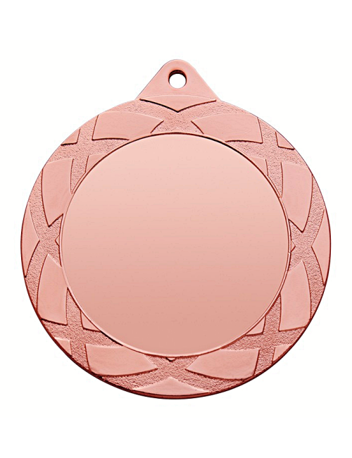 MDX125-B  Medal brązowy z miejscem na wklejkę, średnica R-70mm insert-50mm, grubość 2mm, IRON, color BRONZE (code MM654)