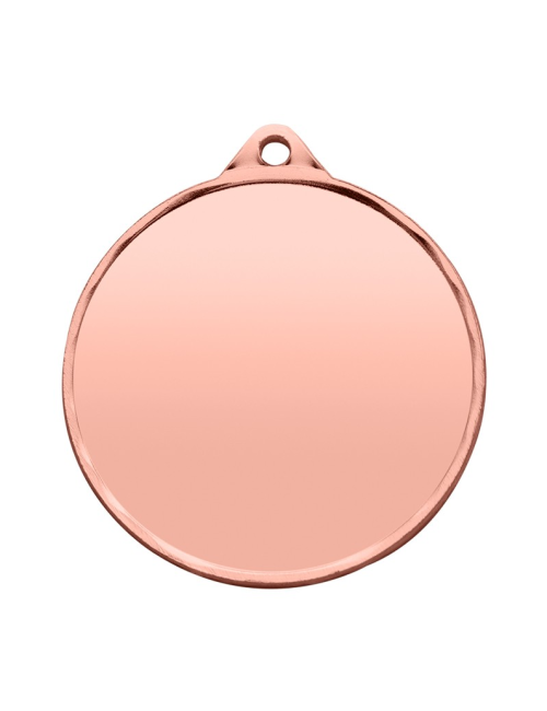 MDX125-B  Medal brązowy z miejscem na wklejkę, średnica R-70mm insert-50mm, grubość 2mm, IRON, color BRONZE (code MM654)