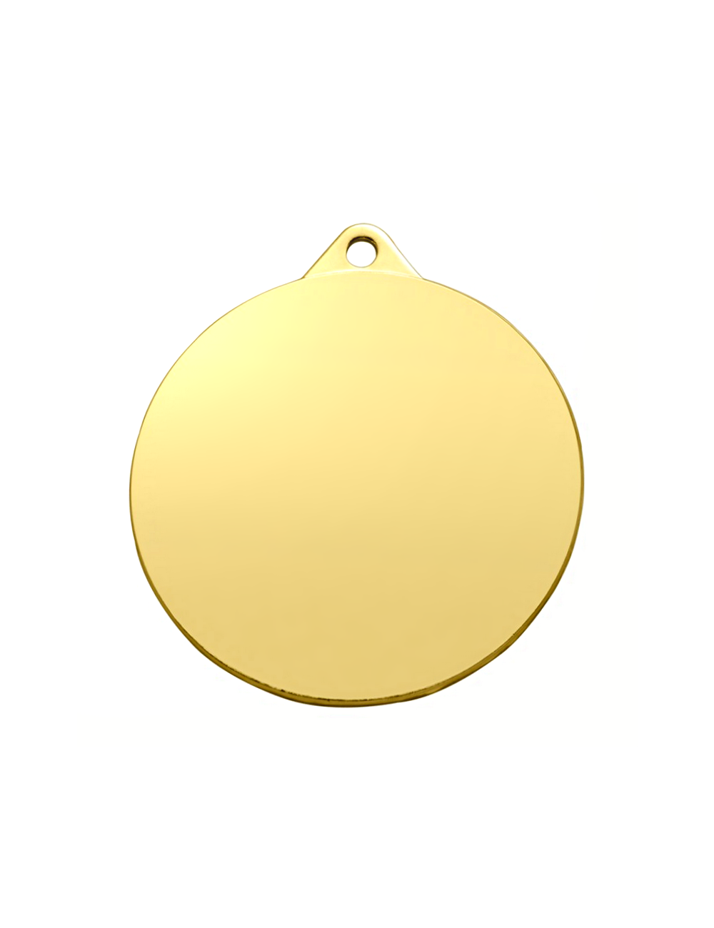 MDX150-G  Medal złoty OGÓLNY do nadruku UV, średnica R-50mm, grubość 2mm, IRON, color GOLD (code MM601)