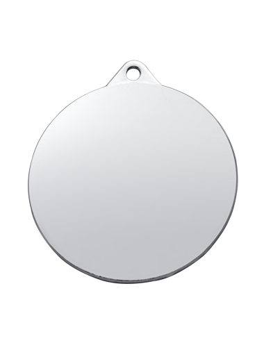 MDX150-S  Medal srebrny OGÓLNY do nadruku UV, średnica R-50mm, grubość 2mm, IRON, color SILVER (code MM601)