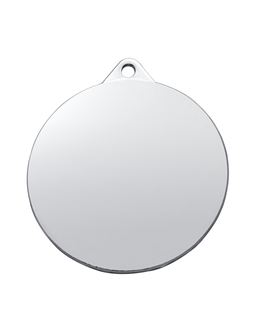 MDX150-S  Medal srebrny OGÓLNY do nadruku UV, średnica R-50mm, grubość 2mm, IRON, color SILVER (code MM601)