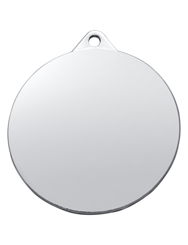 MDX170-S  Medal srebrny OGÓLNY do nadruku UV, średnica R-70mm, grubość 2mm, IRON, color SILVER (code MM651)