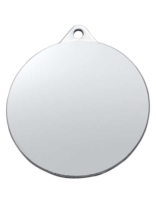 MDX170-S  Medal srebrny OGÓLNY do nadruku UV, średnica R-70mm, grubość 2mm, IRON, color SILVER (code MM651)