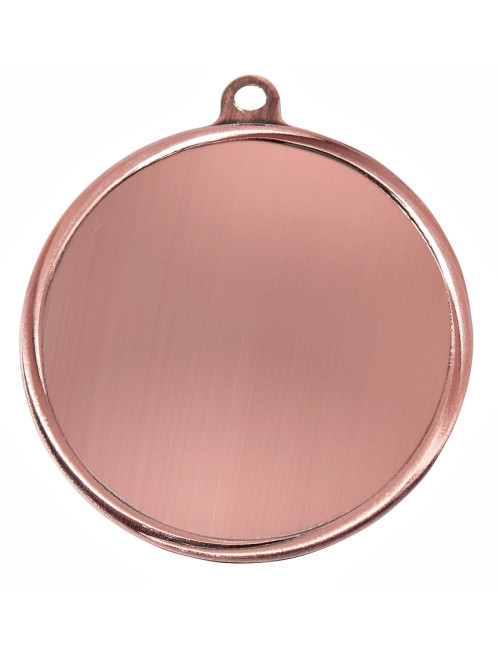 MDX200-B - Medal stalowy bez wkładki aluminiowej - kolor brązowy, średnica 55mm