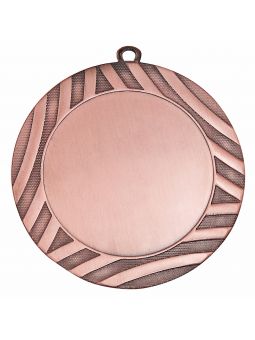 MDX118-B Medal ogólny z miejscem na wklejkę 50 mm kolor brązowy R-70 mm, IRON