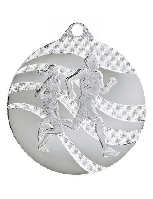 MDX213-B   Medal stalowy - BIEGI - kolor brązowy, R-50mm, grubość 2mm (prawa autorskie)