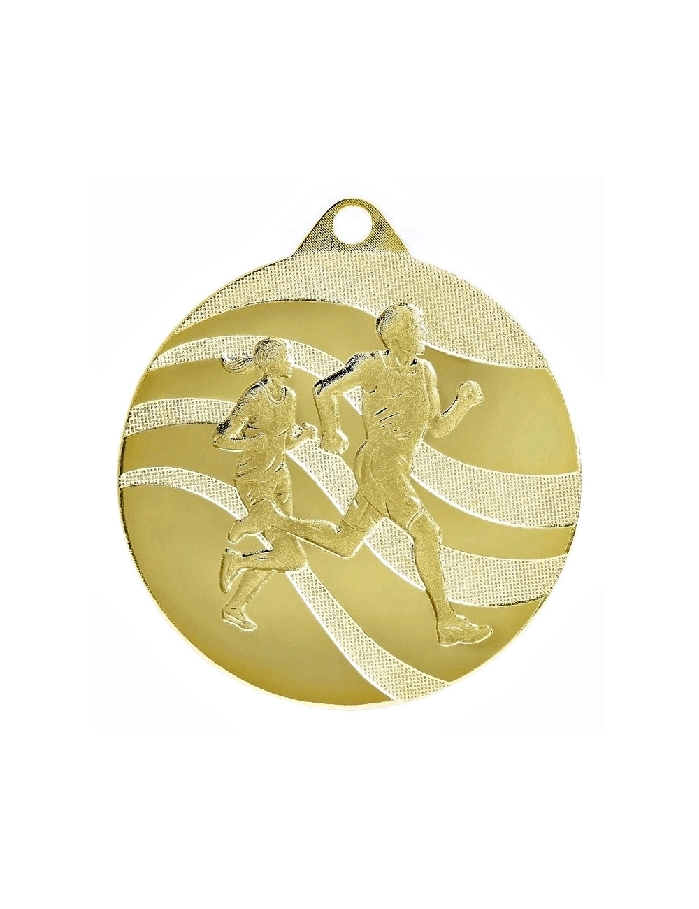 MDX213-S   Medal stalowy - BIEGI - kolor srebrny, R-50mm, grubość 2mm (prawa autorskie)