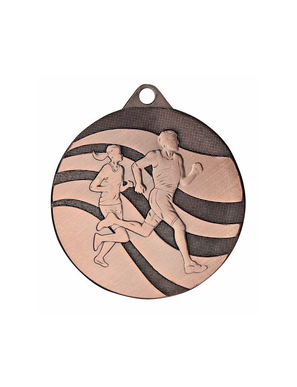 MDX213-S   Medal stalowy - BIEGI - kolor srebrny, R-50mm, grubość 2mm (prawa autorskie)