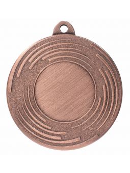 MDX600-B  medal stalowy OGÓLNY insert 25mm, kolor brązowy, średnica 50mm, grubość 2mm