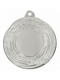 MDX600-S  medal stalowy OGÓLNY insert 25mm, kolor srebrny, średnica 50mm, grubość 2mm