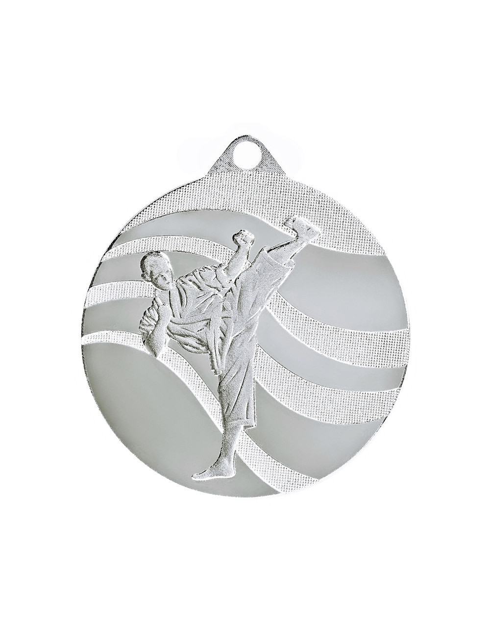 MDX214-G   Medal stalowy - KARATE - kolor złoty, R-50mm, grubość 2mm (prawa autorskie)