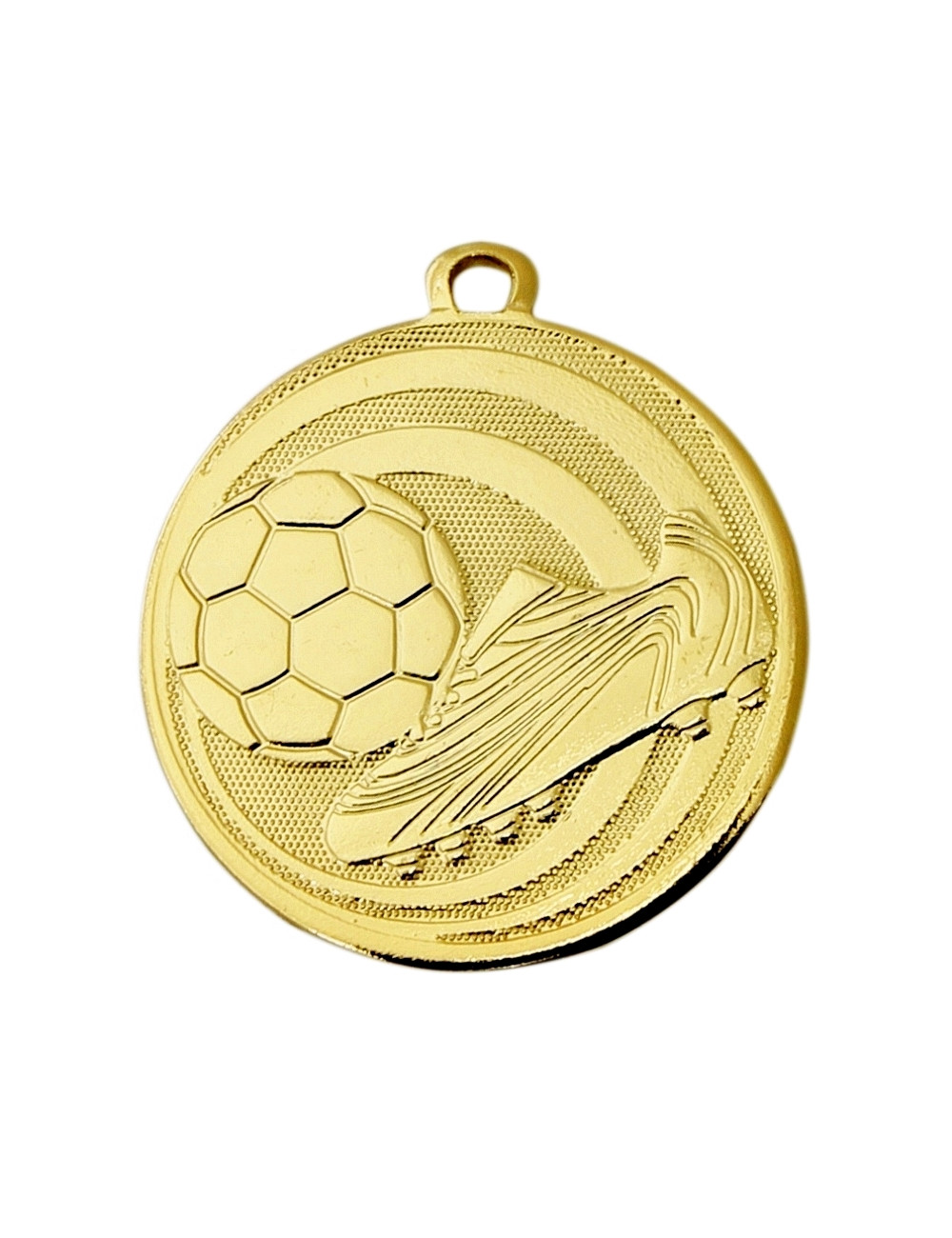 MDX311-G   Medal stalowy - PIŁKA NOŻNA - kolor złoty, R-45mm, grubość 2mm