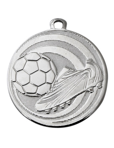 MDX311-S   Medal stalowy - PIŁKA NOŻNA - kolor srebrny, R-45mm, grubość 2mm