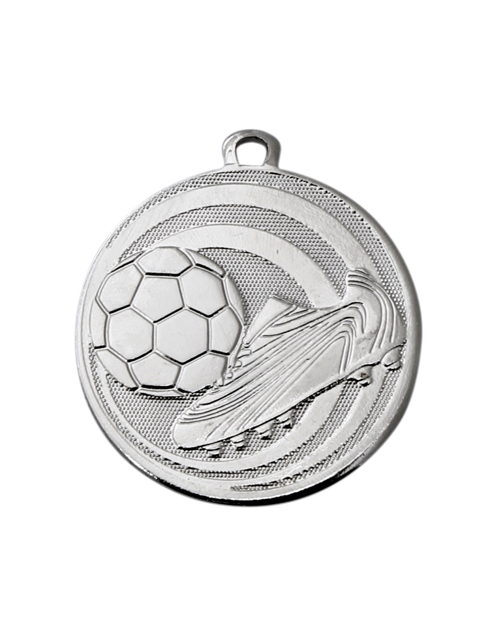 MDX311-S   Medal stalowy - PIŁKA NOŻNA - kolor srebrny, R-45mm, grubość 2mm