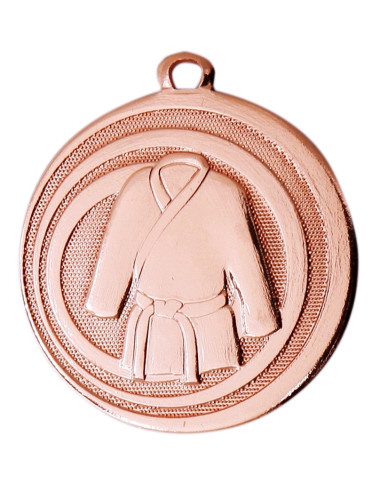 MDX314-B   Medal stalowy - SPORTY WALKI - kolor brązowy, R-45mm, grubość 2mm